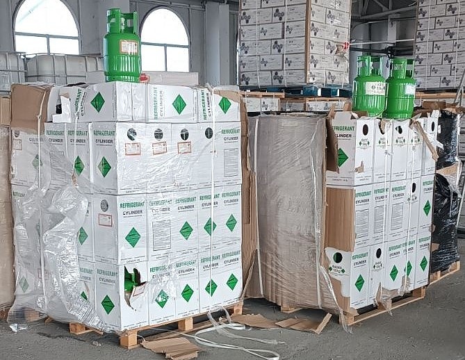 Превоз на фреон без документи е спрян на Дунав мост 2