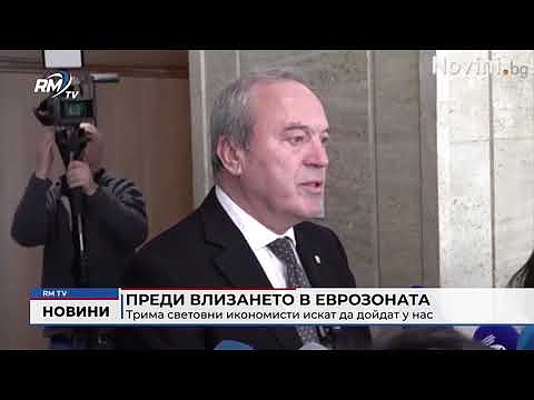 Преди влизането в еврозоната: Трима световни икономисти искат да дойдат у нас 