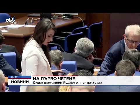 На първо четене: Гледат държавния бюджет в пленарна зала