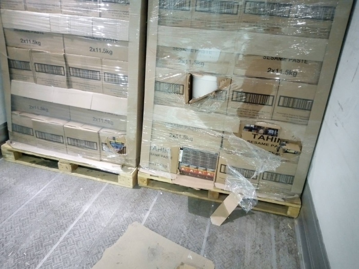 Митничари откриха голямо количество цигари в кашони за сусамов тахан