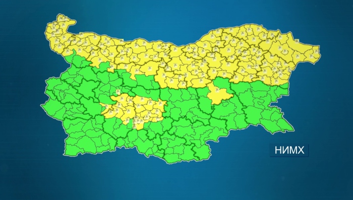 Жълт код за опасно време: Силен вятър в 17 области