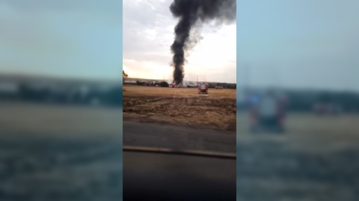 Опасен инцидент: Товарен влак с дизелово гориво пламна край село Пясъчево