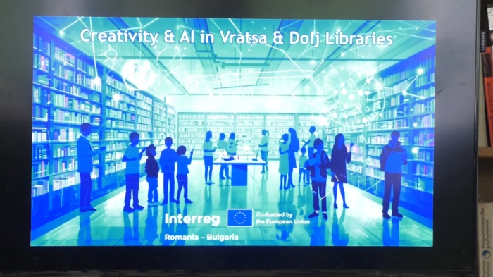 Креативност и изкуствен интелект в библиотеките: Съвместен трансграничен проект на Враца и Долж