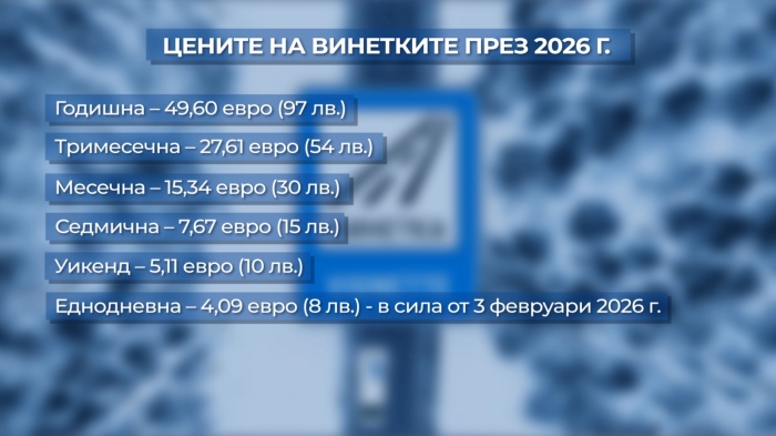 Държавата събра 312 млн. лв. от винетки