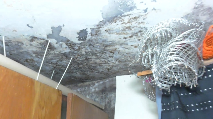 Опасно за здравето: Покривът на врачанския театър протече 