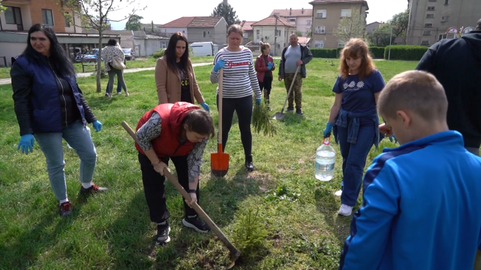 22 април – Ден на земята: Служители на РИОСВ - Монтана засадиха дръвчета