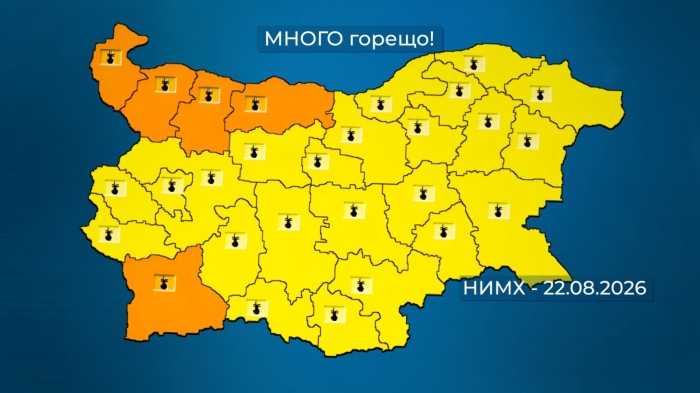 Опасни горещини в петък и събота: На 22 август живакът ще скочи до 41 градуса